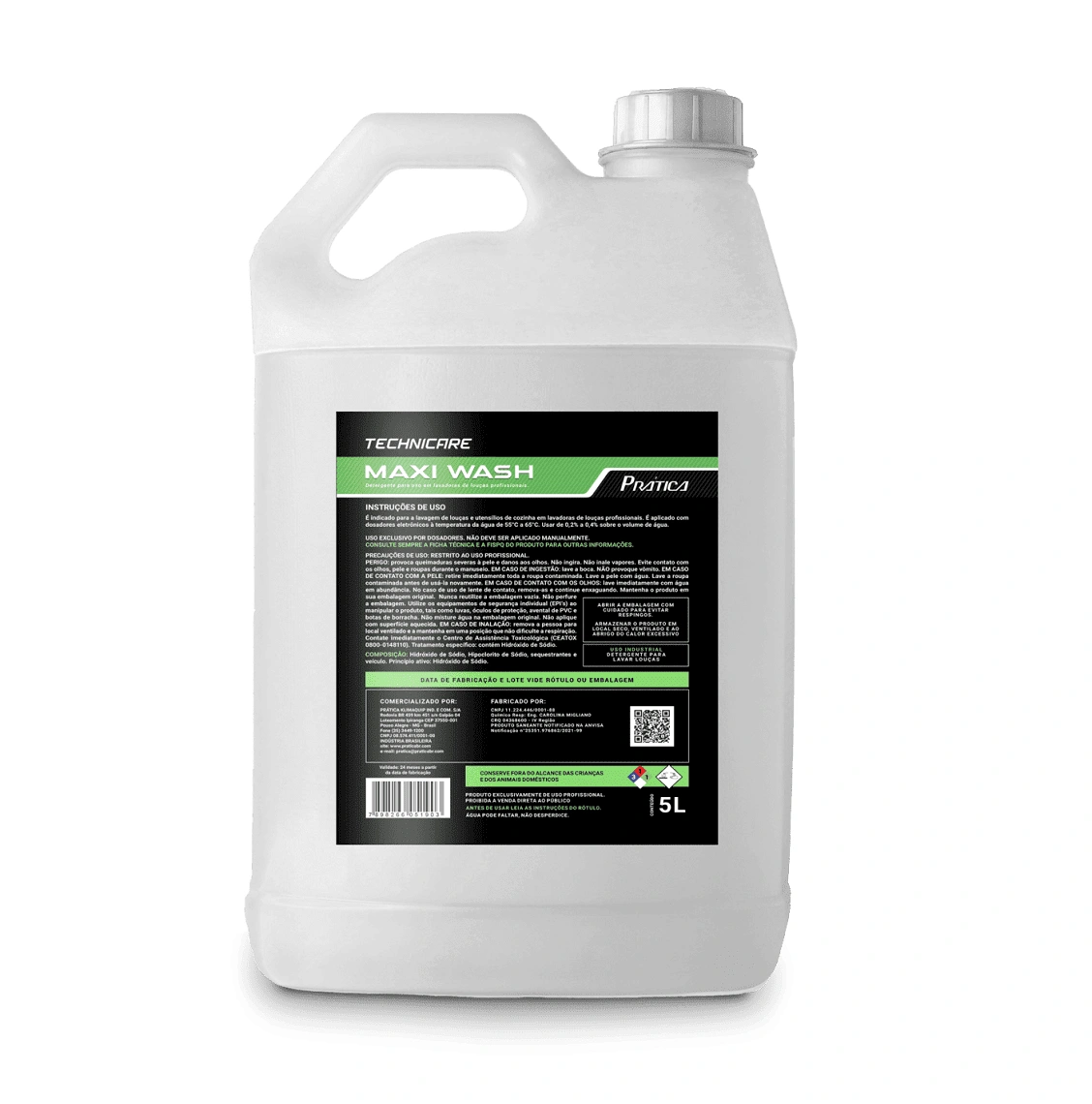 DETERGENTE MAXI WASH PARA LAVADORA DE LOUCAS 2X5L