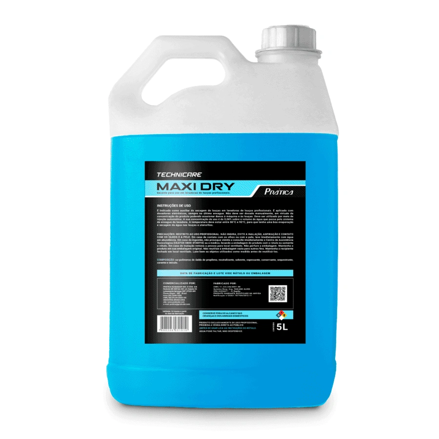 SECANTE MAXI DRY PARA LAVADORA DE LOUCAS 1X5L