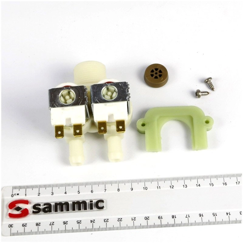 Valvula Solenoide Nylon Com Fibra De Vidro Faston Din 46244 Entrada 1/4 Gas Cod 2319241